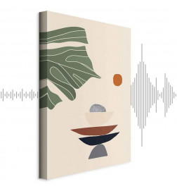 Leinwandbild - On the Sunny Terrace (1 Part) Vertical