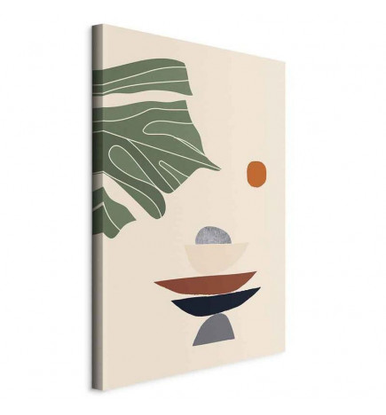 Canvas Print - On the Sunny Terrace (1 Part) Vertical