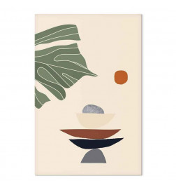 Canvas Print - On the Sunny Terrace (1 Part) Vertical