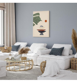 Tablou - On the Sunny Terrace (1 Part) Vertical