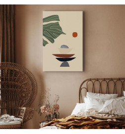 Canvas Print - On the Sunny Terrace (1 Part) Vertical