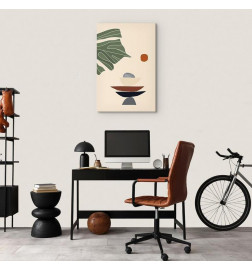 Quadro - On the Sunny Terrace (1 Part) Vertical