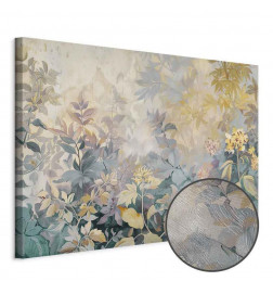 Tablou - Tapestry Pattern with a Meadow and Flowers Kilim with a Spring Motif