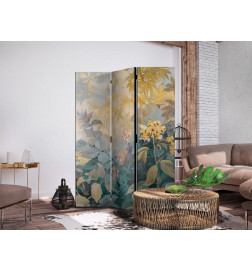 Biombo - Tapestry Pattern With Meadow and Flowers - Kilim With Spring Motif