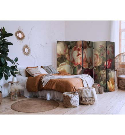 Aizslietnis - Blooming Peonies - Charismatic Flowers Bathed in Sunlight