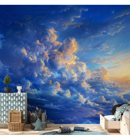 Fototapeet - When the Sky Becomes a Canvas: Artistic Creation of Nature in the Clouds