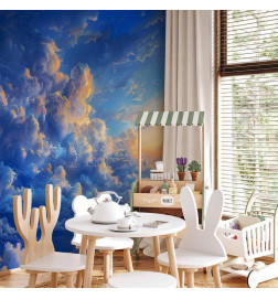 Mural de parede - When the Sky Becomes a Canvas: Artistic Creation of Nature in the Clouds
