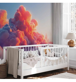 Fototapetti - Twilight Spectacle: Clouds in Shades of Pink and Violet