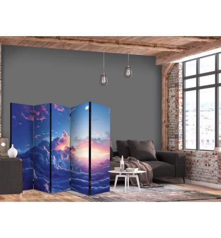 Paravento - Nighttime Concert in the Mountains: Clouds Illuminated by the Last Rays of the Sun