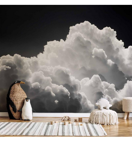 Wall Mural - Discover the Endless Play of Sunlight – Clouds and Shadows in the Sky