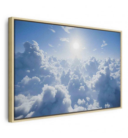 Leinwandbild - Heavenly Calm: Warm Rays of the Sun