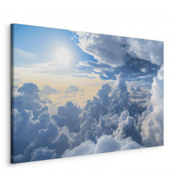 Slika - Symphony of Light: Sun and Clouds Collaborating on a Beautiful Sky