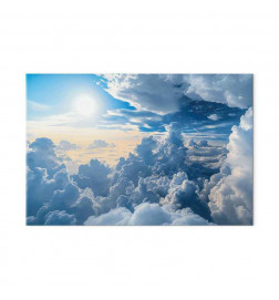 Canvas Print - Symphony of Light: Sun and Clouds Collaborating on a Beautiful Sky