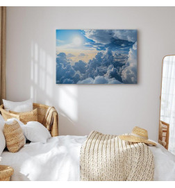 Tableau - Symphony of Light: Sun and Clouds Collaborating on a Beautiful Sky