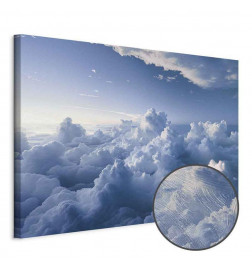 Seinapilt - Aerial Landscapes: Rays Lighting Up Fluffy Cloud Formations