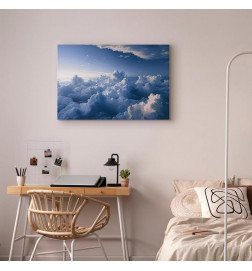 Paveikslas - Aerial Landscapes: Rays Lighting Up Fluffy Cloud Formations