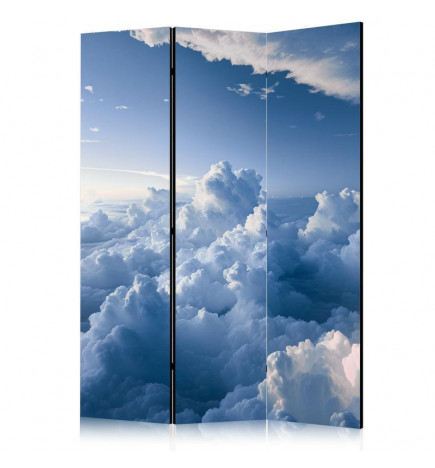 Room Divider - Aerial Landscapes: Rays Illuminating Fluffy Cloud Formations