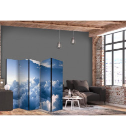 Paravento - Aerial Landscapes: Rays Illuminating Fluffy Cloud Formations