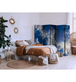 Vouwscherm - Starry Clouds and Delicate Light Over a Corner of the Sky