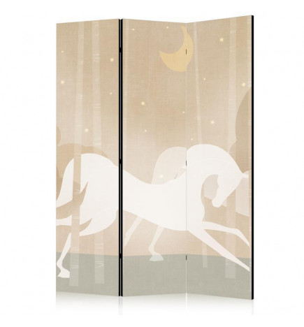 Paravan - Moonlit Steeds - Horses Galloping Among Trees on a Starry Night