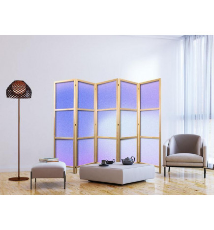 Paravent japonais - Heather Mist - Delicate Gradient Composed of Various Shades of Violet