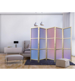 Biombo japonês - Rainbow Gradient - Delicate Multicolored Gradient Resembling Mist