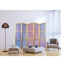 Japonska pregrada - Rainbow Gradient - Delicate Multicolored Gradient Resembling Mist
