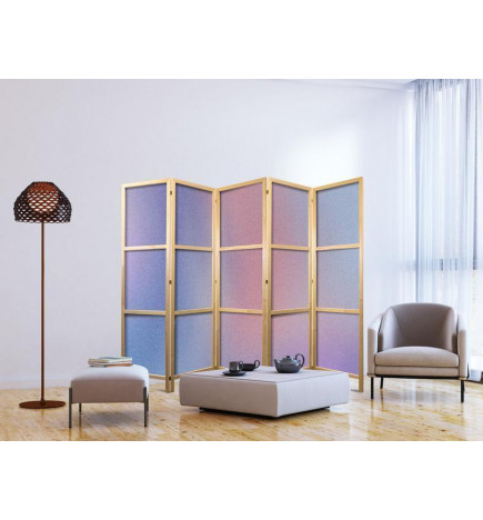 Japonska pregrada - Rainbow Gradient - Delicate Multicolored Gradient Resembling Mist