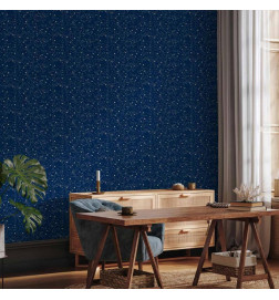Tappezzeria murale - Cosmic Inspirations - Pattern with Stars and Constellations on a Dark Background