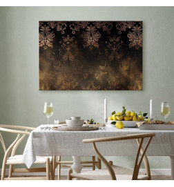 Glezna - Baroque Ornaments in Patinated Gold and Browns: Retro Motif