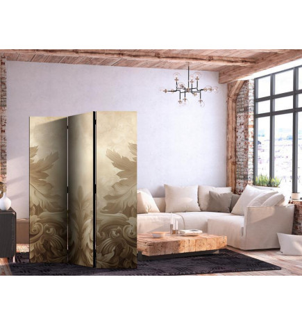 Vouwscherm - Carved Baroque Ornaments - Rich Composition in Sepia Colors