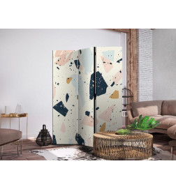 Paravento - Terrazzo with Large - Scaled Stones in Subdued Colors