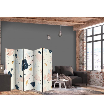 Aizslietnis - Terrazzo with Large - Scaled Stones in Subdued Colors