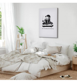 Canvas Print - Im Not Smoking Im Breathing (1 Part) Vertical