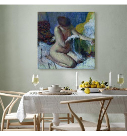 Schilderij - Edgar Degas – After the Bath