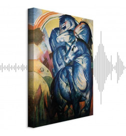 Cuadro - Franz Marc – The tower of blue horses