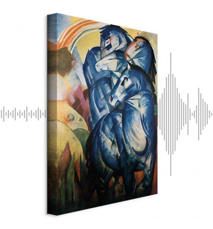 Cuadro - Franz Marc – The tower of blue horses