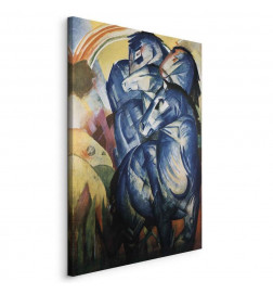 Paveikslas - Franz Marc – The tower of blue horses