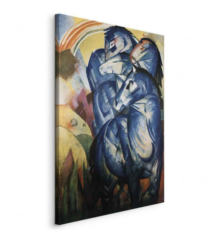 Quadro - Franz Marc – The tower of blue horses