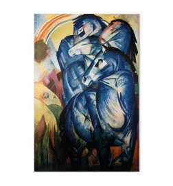 Slika - Franz Marc – The tower of blue horses