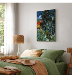 Canvas Print - Vincent Van Gogh – The Garden of Dr Gachet in Auvers