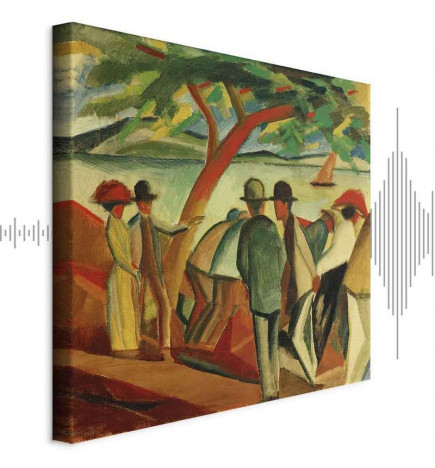 Cuadro - August Macke – Spaziergänger am See