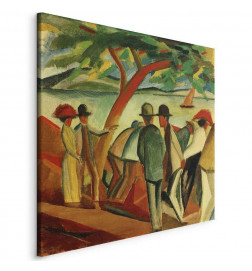 Tablou - August Macke – Spaziergänger am See
