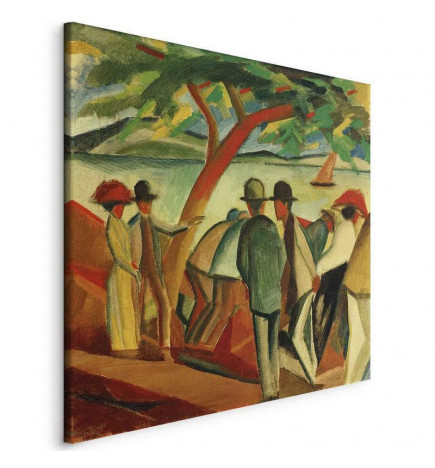 Cuadro - August Macke – Spaziergänger am See