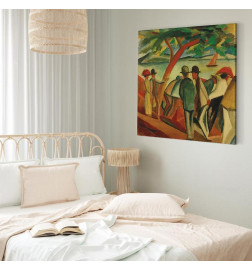 Quadro - August Macke – Spaziergänger am See