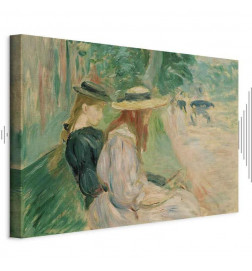 Tablou - Berthe Morisot – Sur un banc de Bois de Boulogne