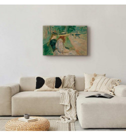 Canvas Print - Berthe Morisot – Sur un banc de Bois de Boulogne