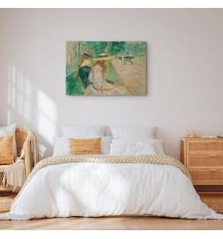 Tablou - Berthe Morisot – Sur un banc de Bois de Boulogne