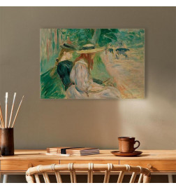Canvas Print - Berthe Morisot – Sur un banc de Bois de Boulogne