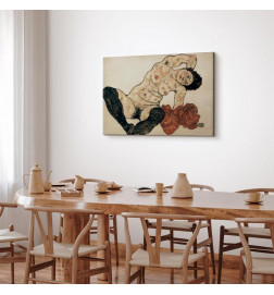 Tablou - Egon Schiele – Liegender Akt mit gelbem Handtuch